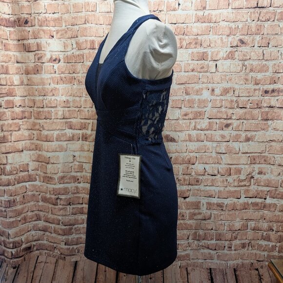 Speechless Navy Dress Size Med NWT - Picture 4 of 14